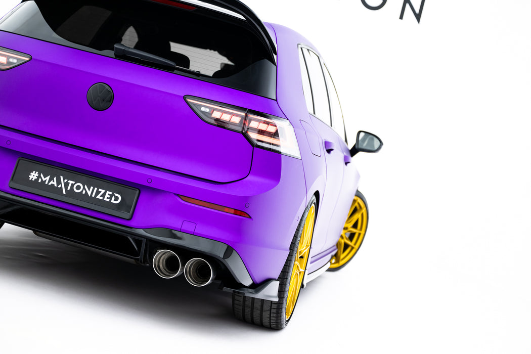 Maxton Design Rear Side Splitters V.7 Volkswagen Golf R  Mk8 / Mk8 Facelift