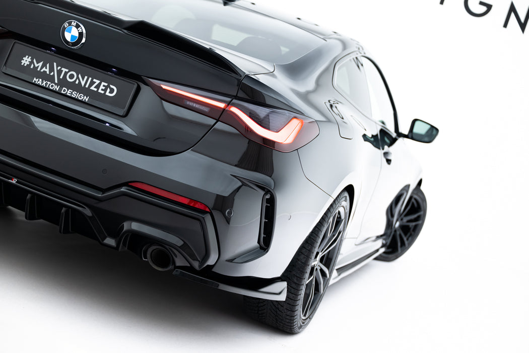 Maxton Design Rear Side Splitters V.8 BMW 4 M-Pack G22 / G23 / G22 Facelift / G23 Facelift