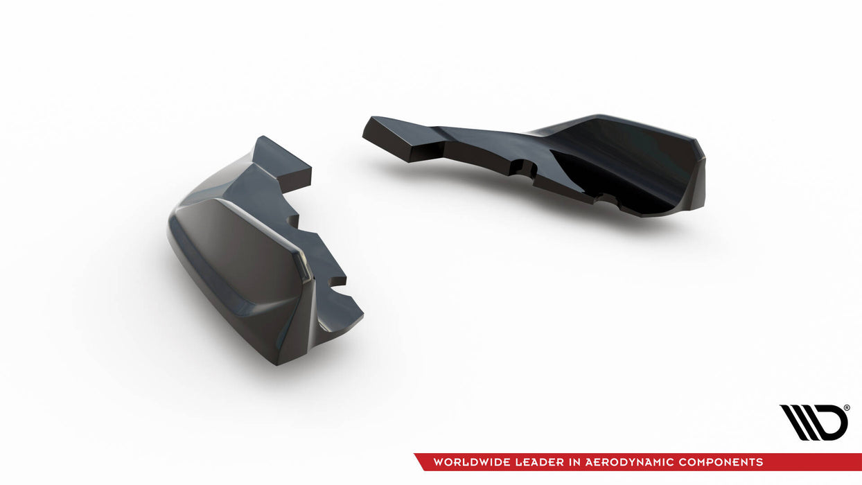 Maxton Design Rear Side Splitters V.8 (For rear valance v.1) BMW 1 M-Pack /  M135i / 128ti F40