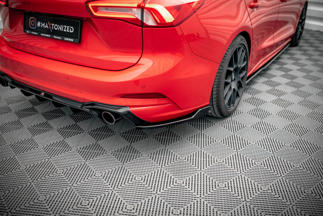 Maxton Design Rear Side Splitters V.8 Ford Focus Estate ST Mk4