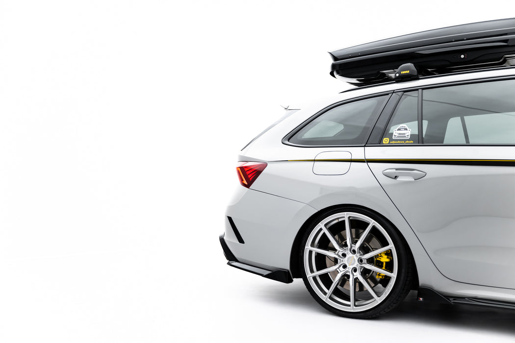 Maxton Design Rear Side Splitters V.8 Skoda Octavia RS Liftback / Combi Mk4