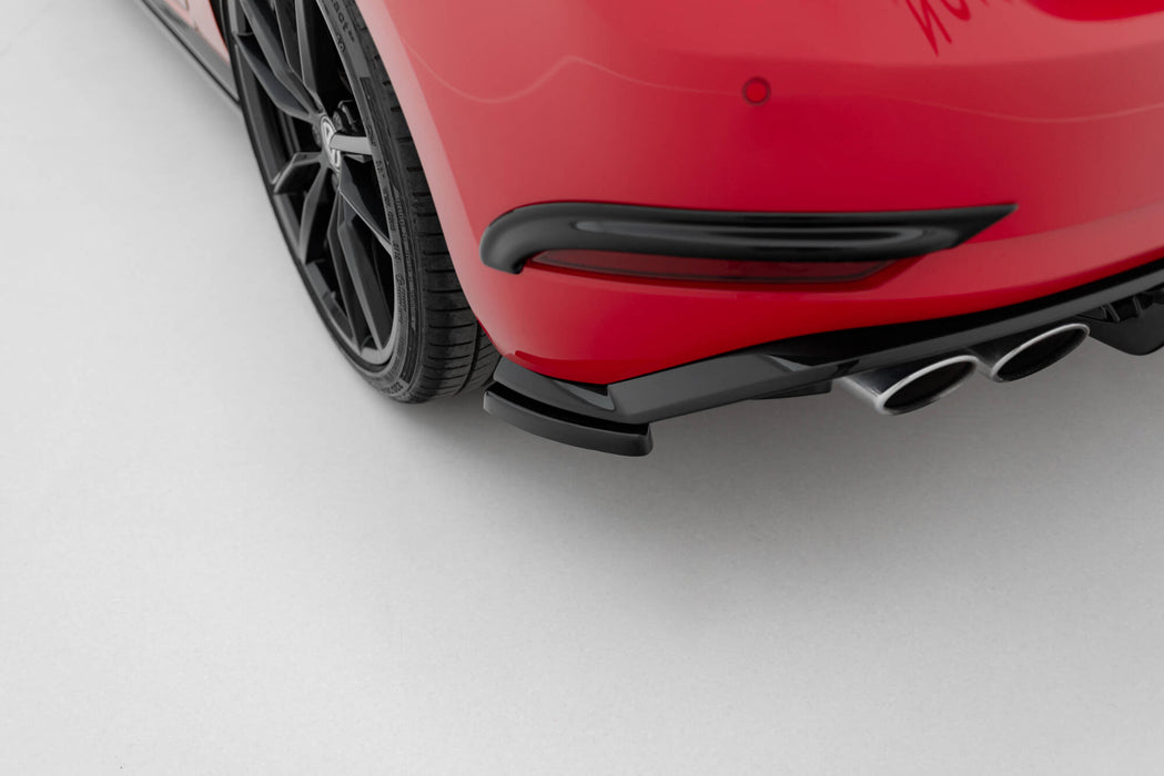 Maxton Design Rear Side Splitters Volkswagen Golf Hatchback R / R-Line Mk7 Facelift
