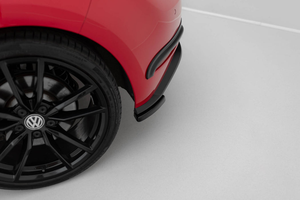 Maxton Design Rear Side Splitters Volkswagen Golf Hatchback R / R-Line Mk7 Facelift