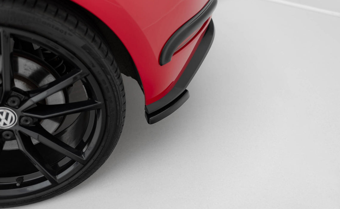 Maxton Design Rear Side Splitters Volkswagen Golf Hatchback R / R-Line Mk7 Facelift