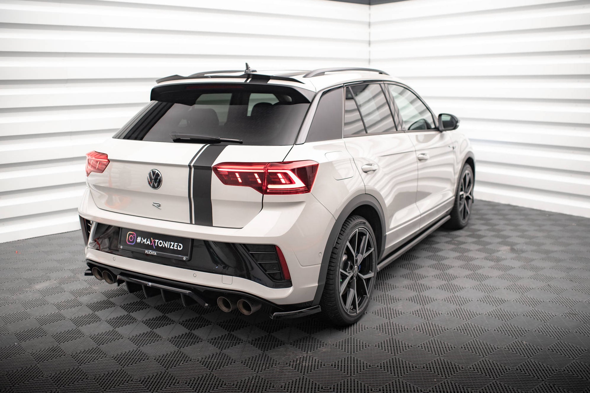 Maxton Design Rear Side Splitters Volkswagen T-Roc R / R-Line Mk1 Face ...