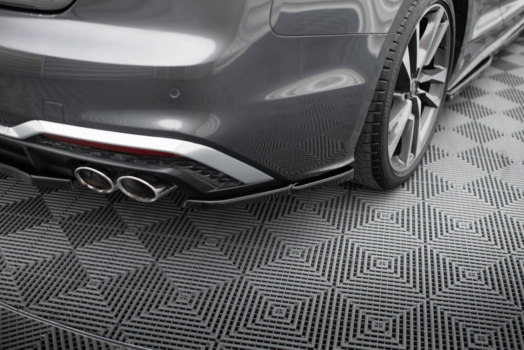Maxton Design Rear Side Splitters for Audi S5 Sportback / Coupe F5 Facelift
