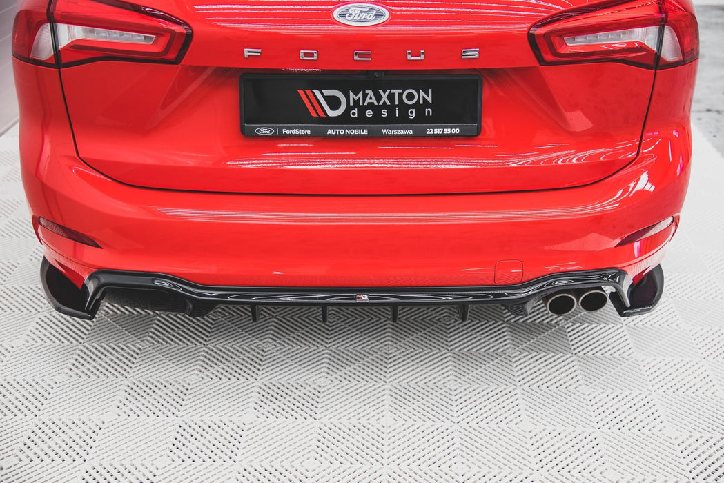 Maxton Design Rear Side Splitters for V.3 (For rear valance v.1) Ford Focus ST-Line Estate Mk4