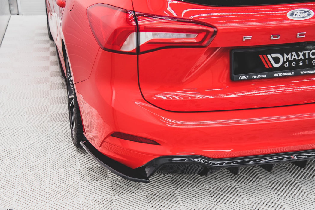 Maxton Design Rear Side Splitters for V.3 (For rear valance v.1) Ford Focus ST-Line Estate Mk4