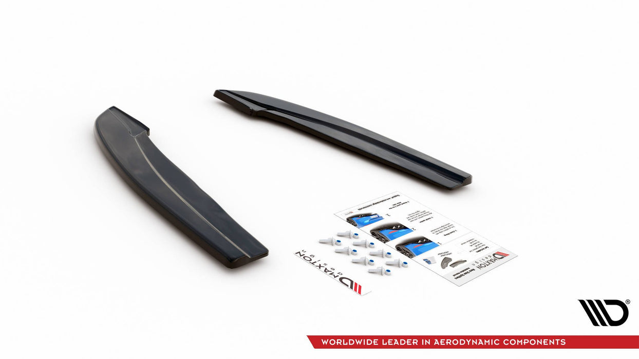 Maxton Design Rear Side Splitters for V.3 (For rear valance v.1) Ford Focus ST-Line Estate Mk4