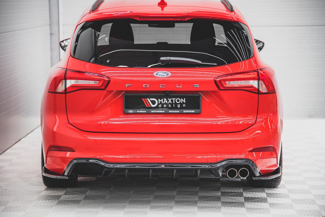 Maxton Design Rear Side Splitters for V.4 (For rear valance v.1) Ford Focus ST-Line Estate Mk4