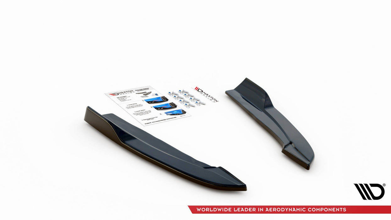 Maxton Design Rear Side Splitters for V.4 (For rear valance v.1) Ford Focus ST-Line Estate Mk4