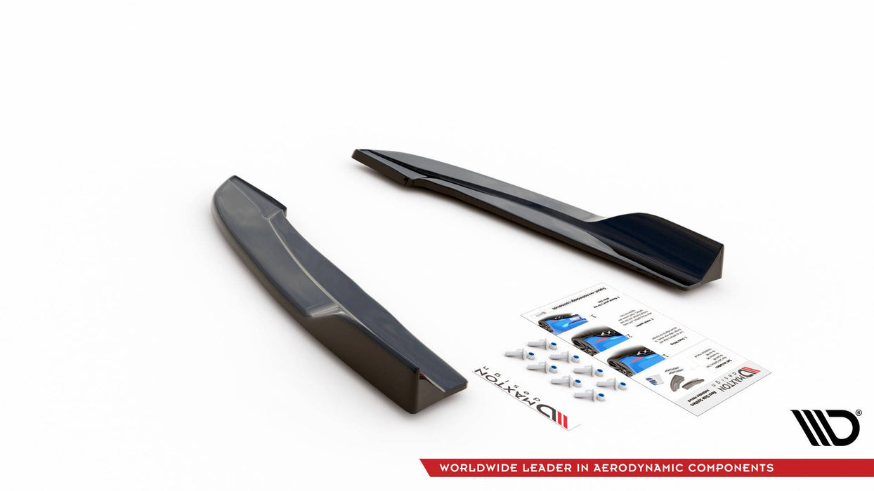 Maxton Design Rear Side Splitters for V.4 (For rear valance v.1) Ford Focus ST-Line Estate Mk4