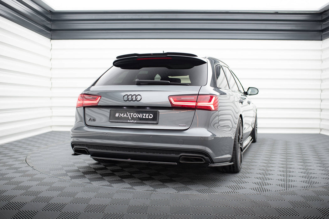 Maxton Design Rear Splitter Audi A6 / A6 C7 S-line/ S6 C7 Facelift
