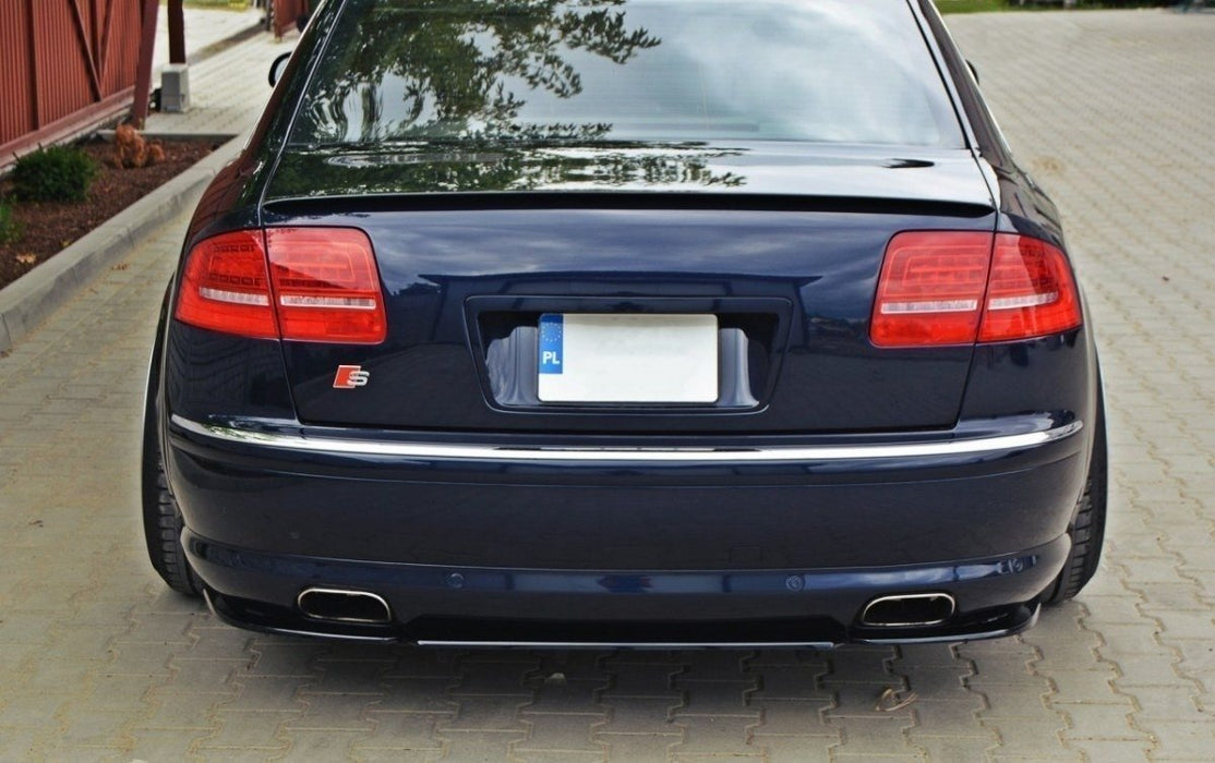 Maxton Design Rear Splitter Audi A8 W12 D3 (with vertical bars)
