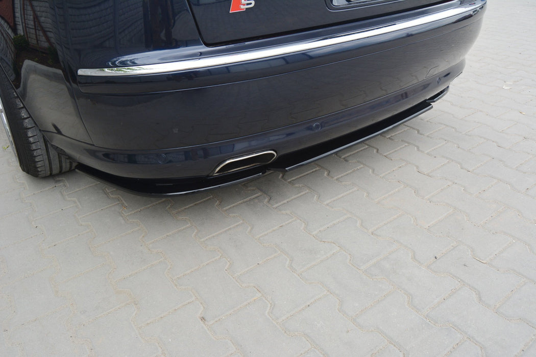 Maxton Design Rear Splitter Audi A8 W12 D3 (without vertical bars)