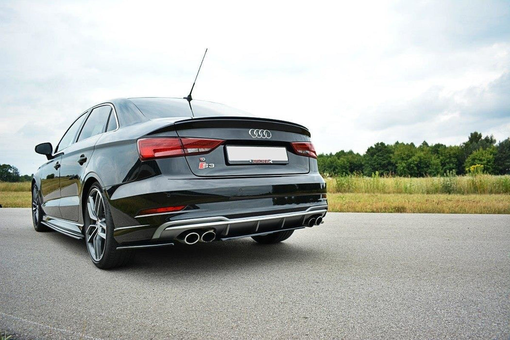 Maxton Design Rear Splitter Audi S3 8V FL Hatchback / Sportback / Sedan