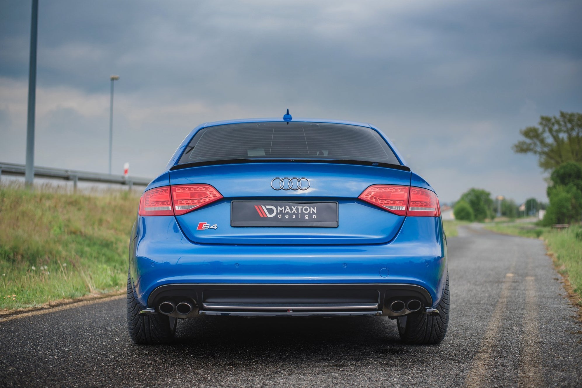 Maxton Design Rear Splitter Audi S4 / A4 S-Line B8 Sedan — Maxton Design AU