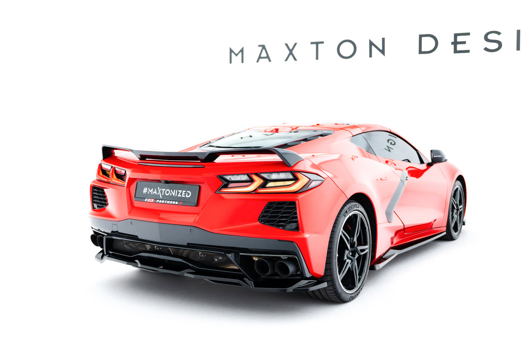 Maxton Design Rear Splitter Chevrolet Corvette C8