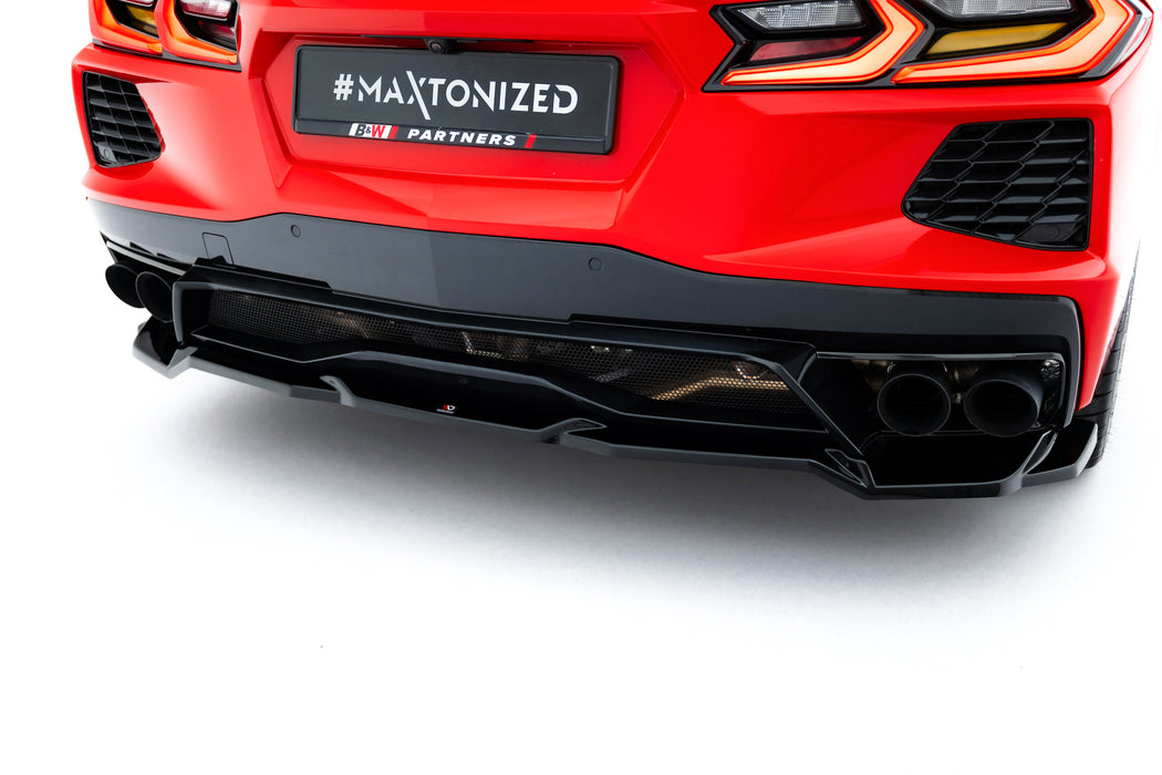 Maxton Design Rear Splitter Chevrolet Corvette C8