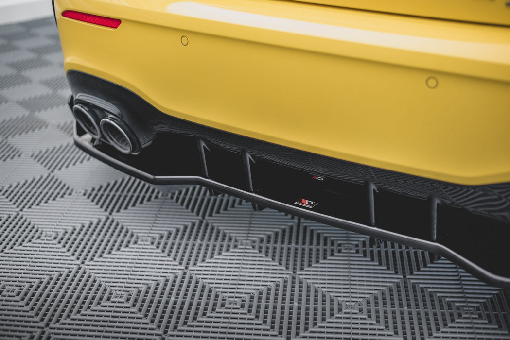 Maxton Design Rear Splitter + Flaps for Mercedes-AMG A 45 S Aero Pack W177