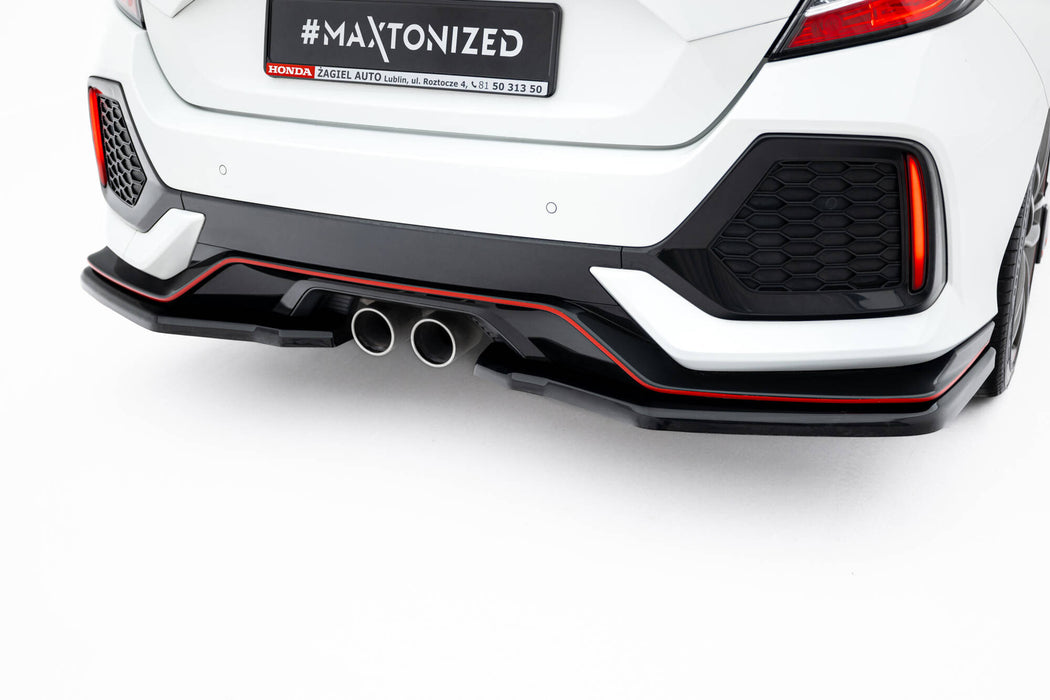 Maxton Design Rear Splitter Honda Civic Sport Mk 10