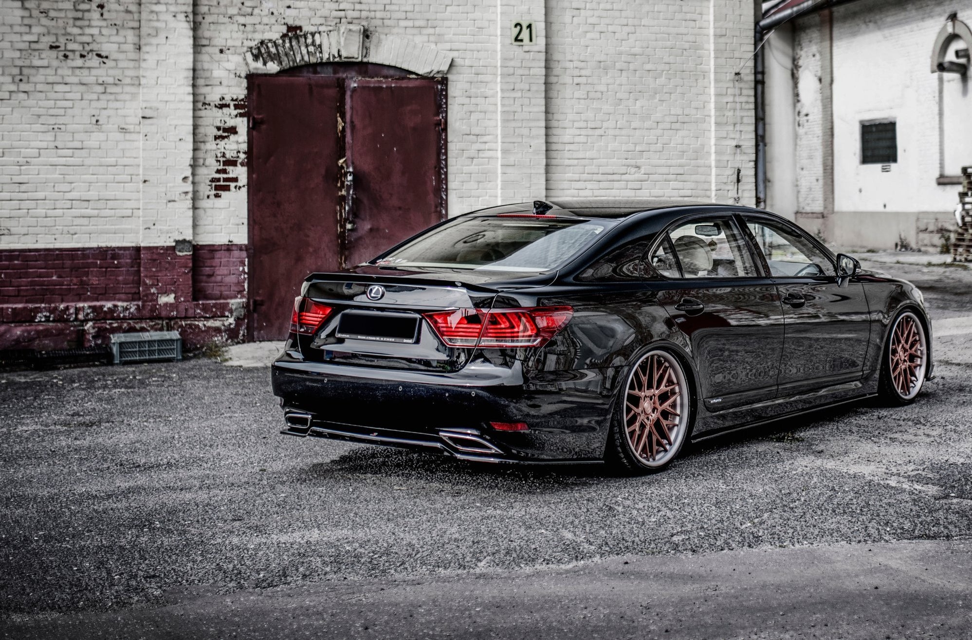 Maxton Design Rear Splitter Lexus LS Mk4 Facelift — Maxton Design AU
