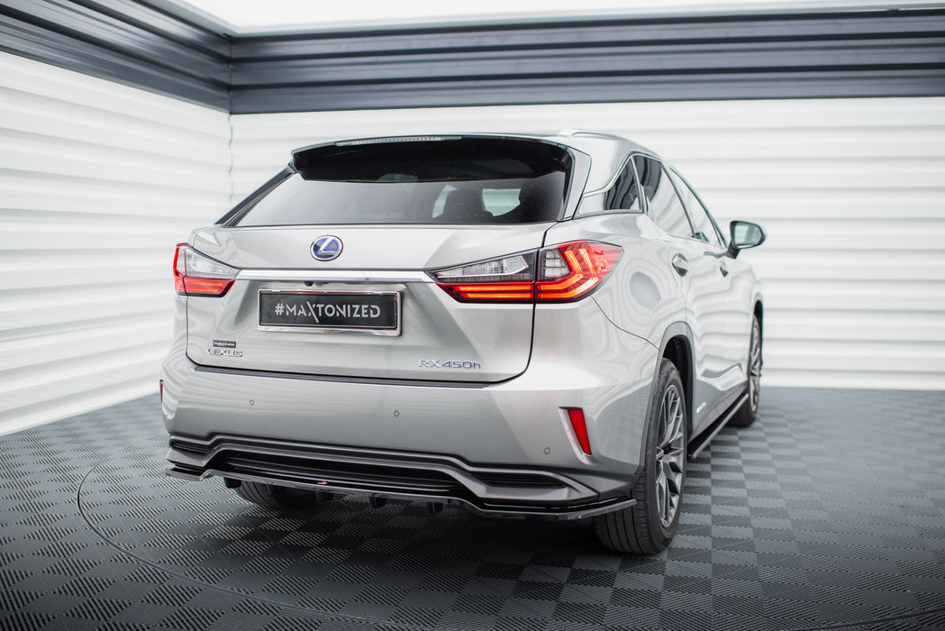 Maxton Design Rear Splitter Lexus RX Mk4 H (with vertical bars)