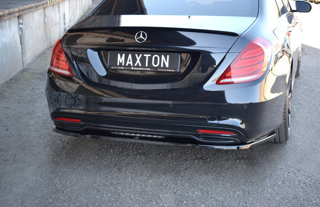 Maxton Design Rear Splitter MERCEDES-BENZ S-CLASS AMG-LINE W222