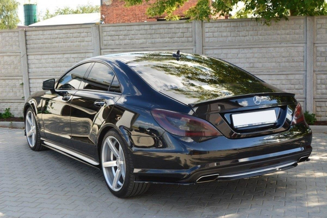 Maxton Design Rear Splitter MERCEDES CLS C218 (without a vertical bar) AMG LINE
