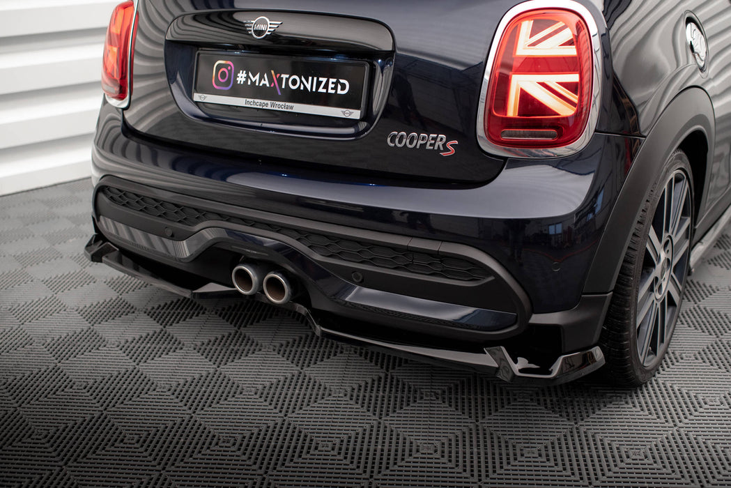 Maxton Design Rear Splitter Mini Cooper S F56 Facelift