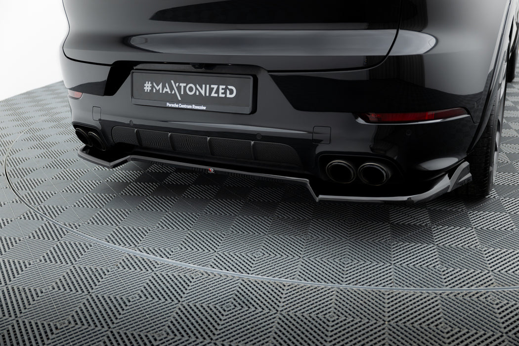Maxton Design Rear Splitter Porsche Cayenne SUV / Coupe Mk3 Facelift