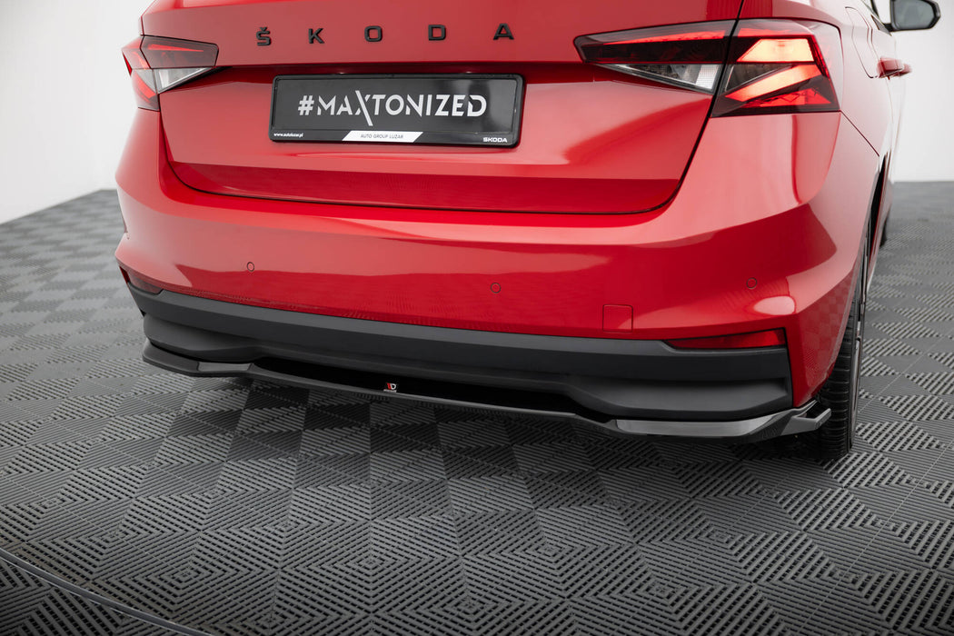 Maxton Design Rear Splitter Skoda Fabia Mk4
