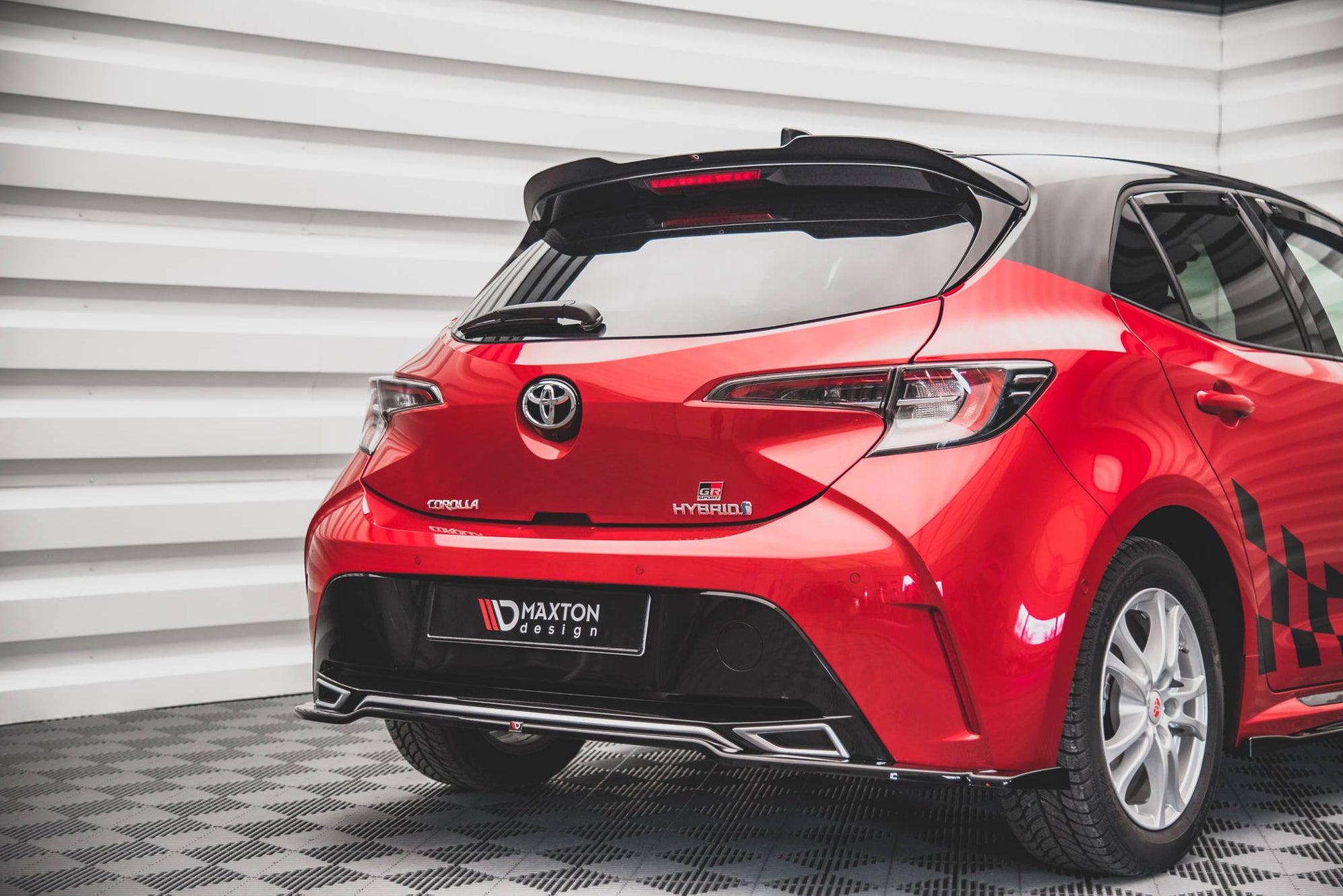 Maxton Design Rear Splitter Toyota Corolla GR Sport Hatchback XII ...