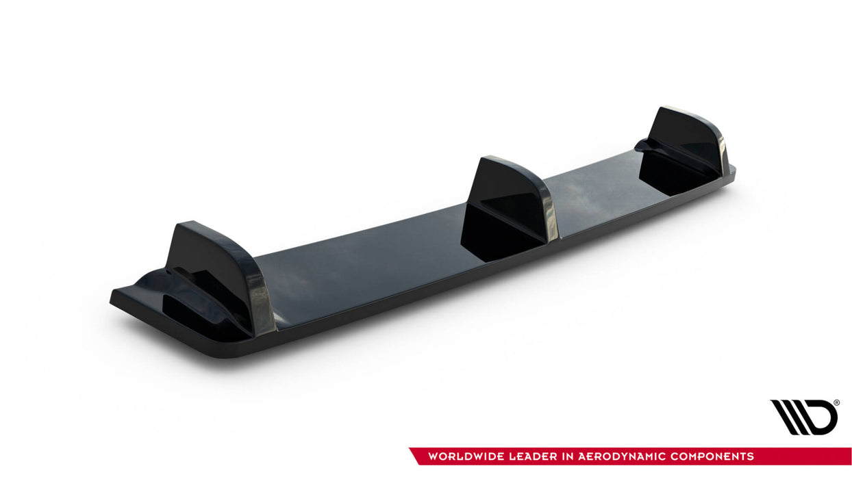 Maxton Design Rear Splitter VW GOLF VII R (with vertical bars)