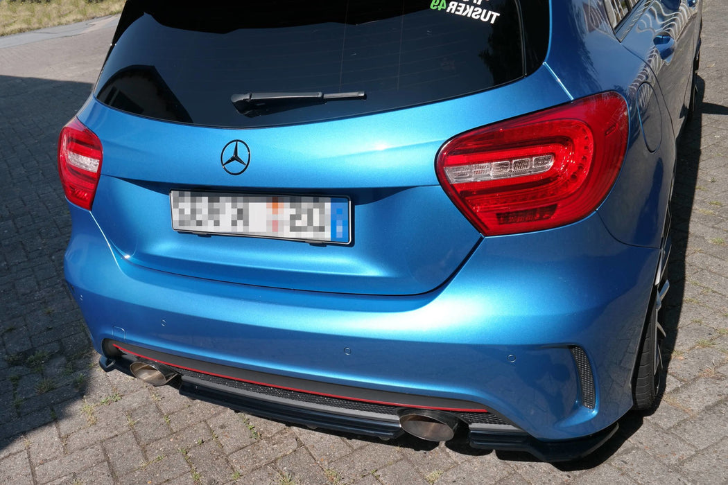 Maxton Design Rear Splitter (WITH VERTICAL BARS) MERCEDES-BENZ W176 AMG-LINE PREFACE