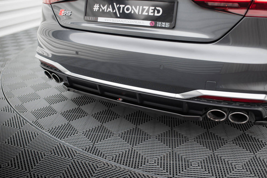 Maxton Design Rear Splitter for Audi S5 Sportback / Coupe F5 Facelift