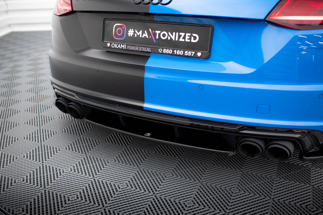 Maxton Design Rear Splitter for Audi TT S 8S Facelift