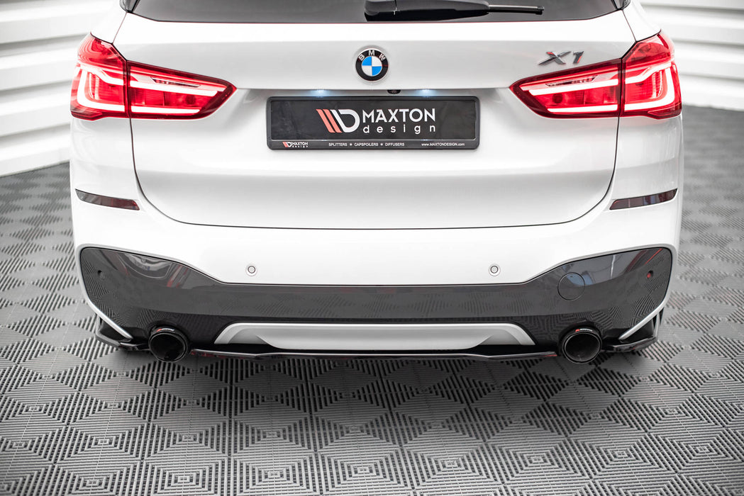 Maxton Design Rear Splitter for BMW X1 M-Pack F48 / F48 Facelift