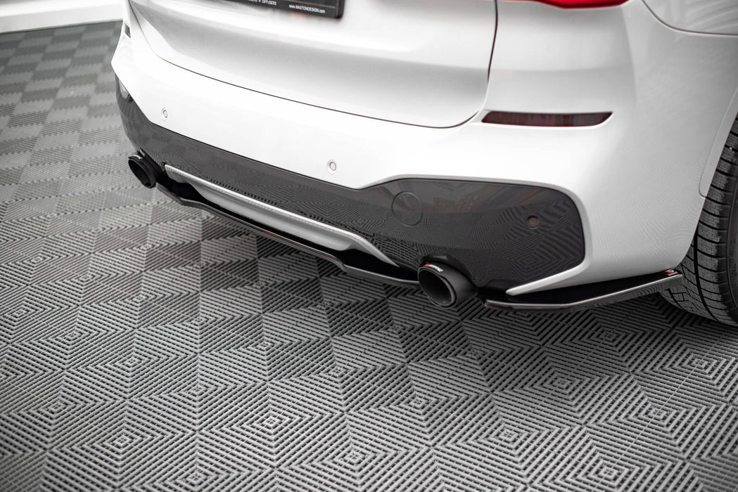 Maxton Design Rear Splitter for BMW X1 M-Pack F48 / F48 Facelift