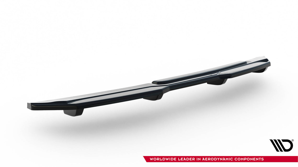 Maxton Design Rear Splitter for BMW X4 M-PACK (with a vertical bar)