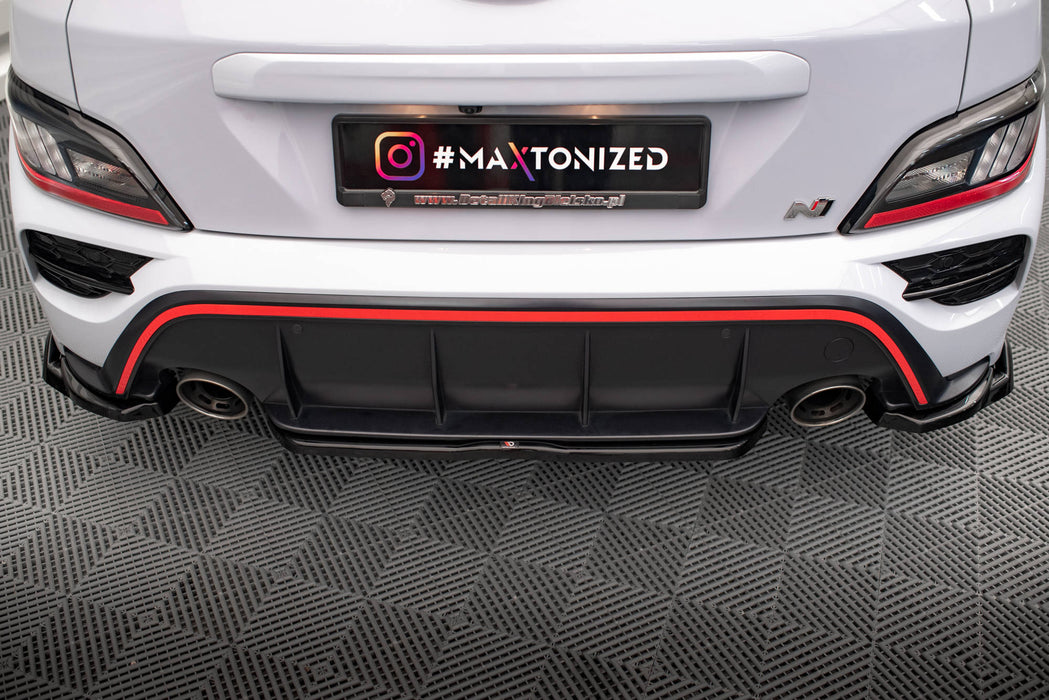 Maxton Design Rear Splitter for Hyundai Kona N Mk1