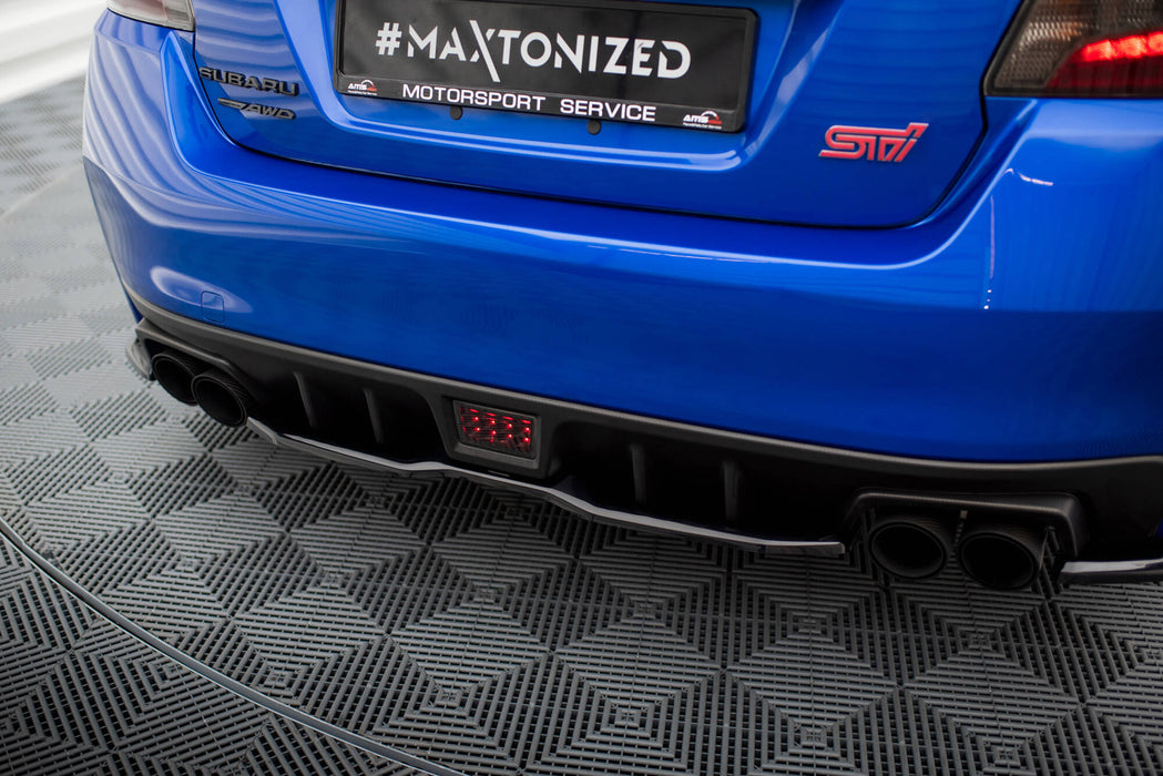 Maxton Design Rear Splitter for V.2 Subaru WRX STI Mk1