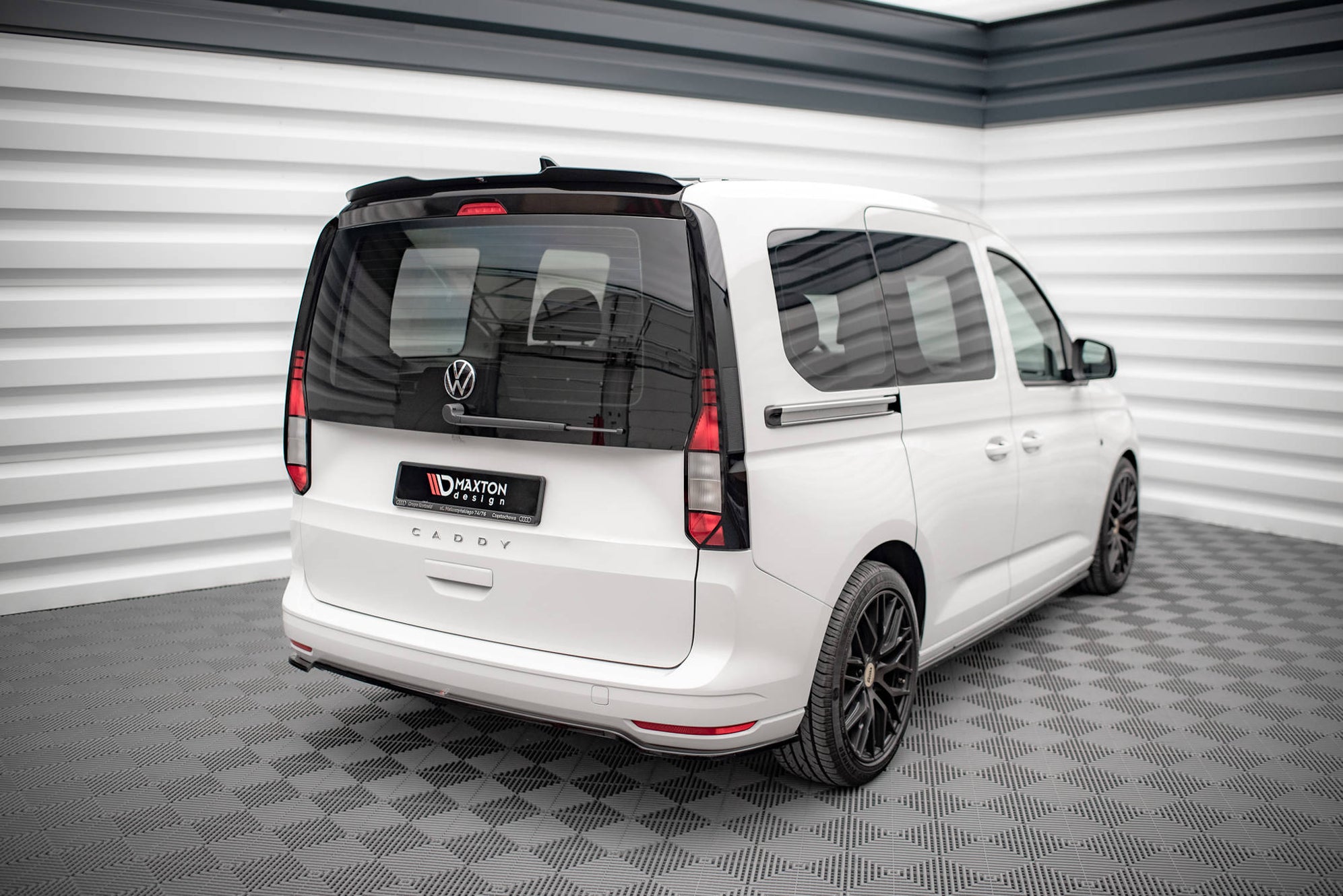 Buy Maxton Design Rear Splitter for Volkswagen Caddy Mk5 / Ford Transit ...