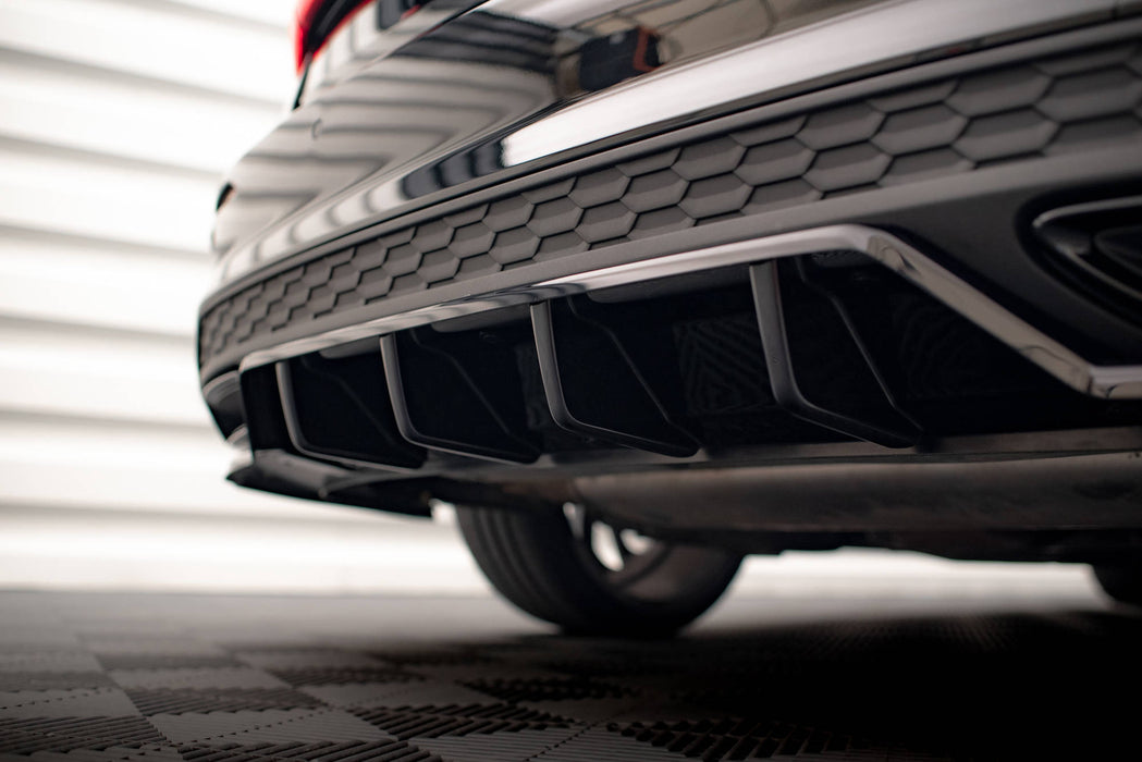Maxton Design Rear Splitter (with vertical bars) Audi A3 S-Line Sedan 8Y