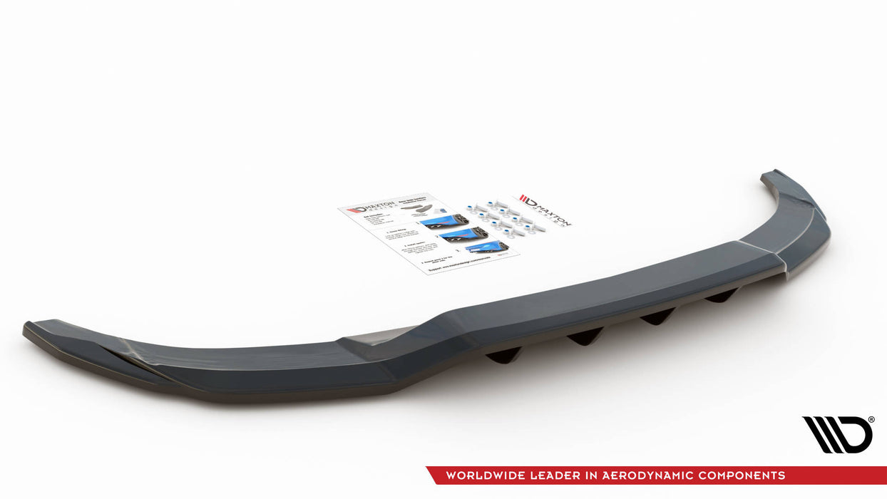 Maxton Design Rear Splitter (with vertical bars) Audi A3 S-Line Sportback 8Y