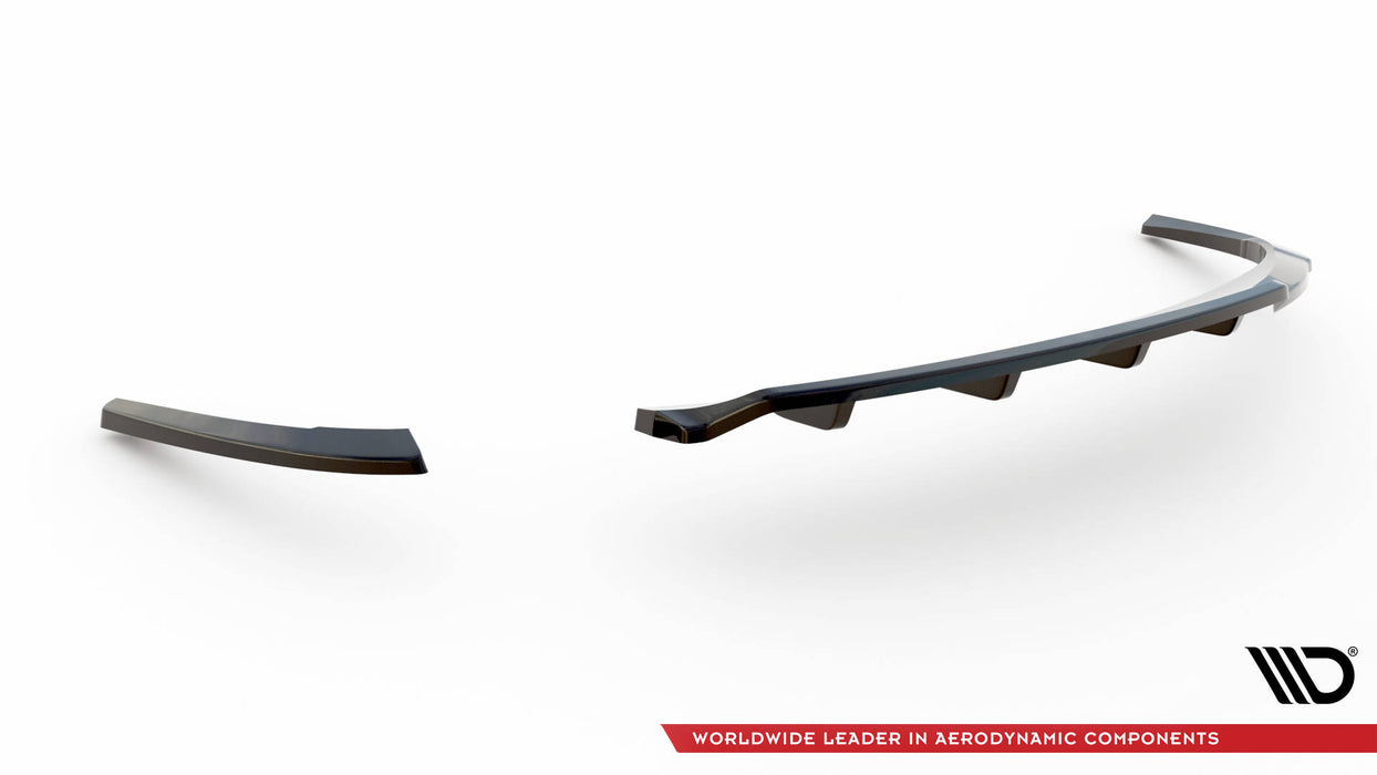 Maxton Design Rear Splitter (with vertical bars) Audi A5 Coupe 8T Facelift