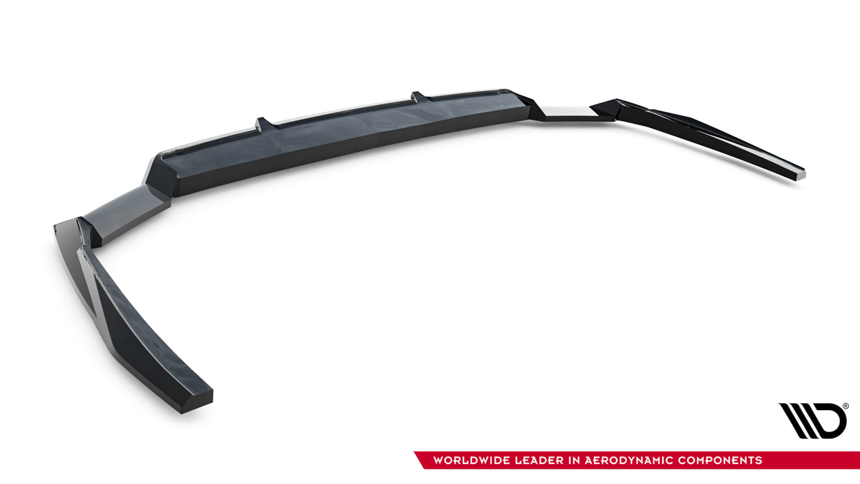 Maxton Design Rear Splitter (with vertical bars) Audi A5 S-Line Sedan / Avant B10