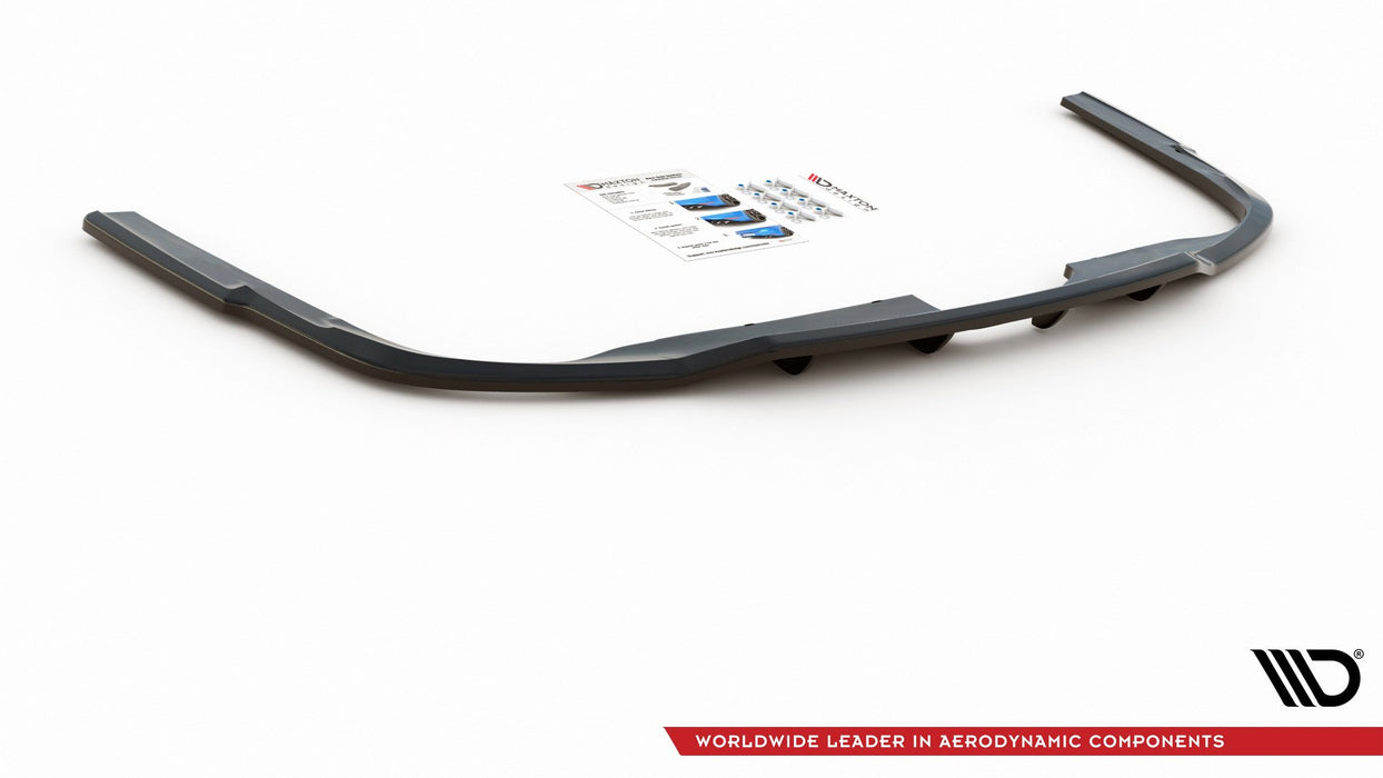 Maxton Design Rear Splitter (with vertical bars) Audi A6 S-Line C8