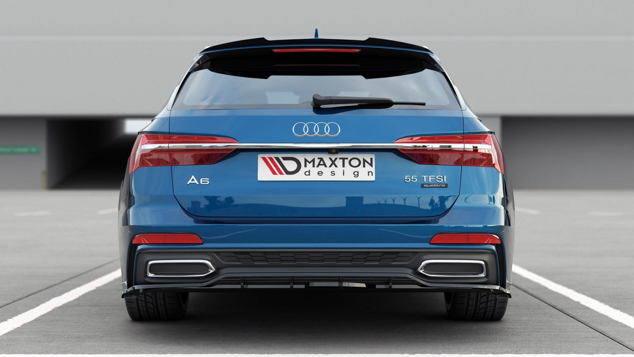 Maxton Design Rear Splitter (with vertical bars) Audi A6 S-Line C8