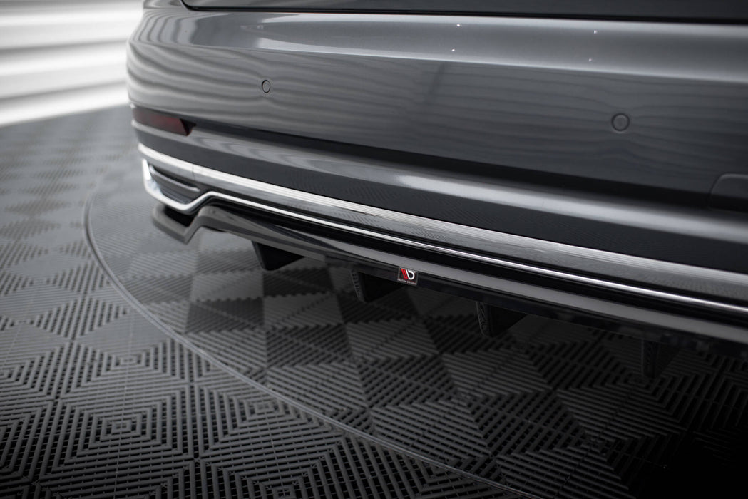 Maxton Design Rear Splitter (with vertical bars) Audi A8 D5